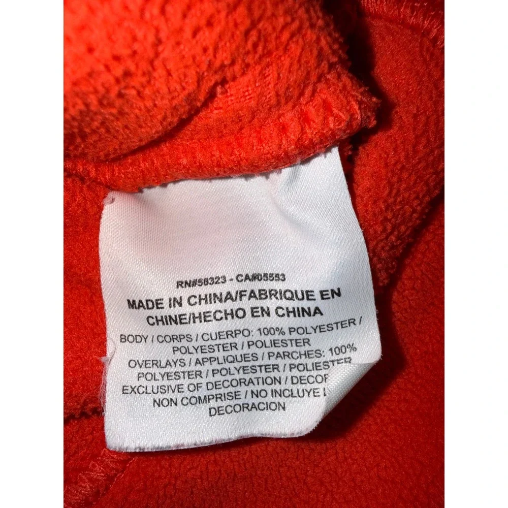 Nike Kids Red Fleece Full Zip Hoodie Jacket AA0064-696 Size Small S